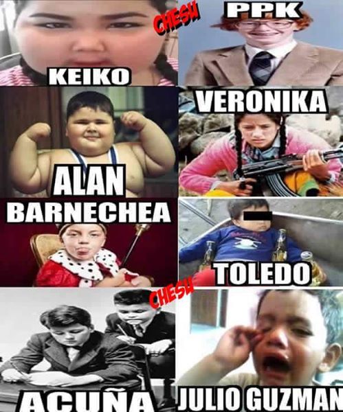 Principales "candidatos" a la presidencia del Perú 2016