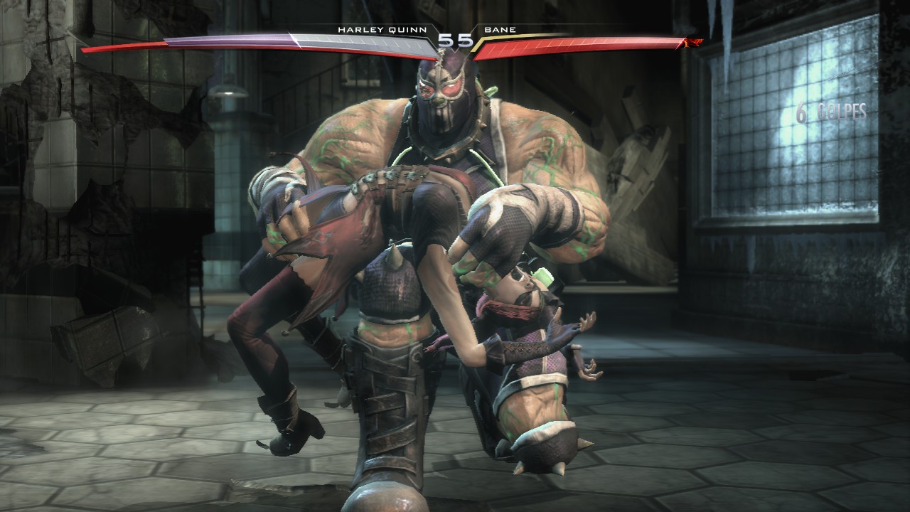 Injustice: Gods among us - Supermovimiento de Bane