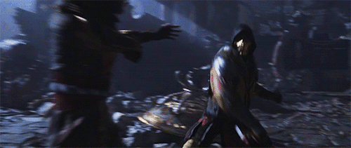 Scorpion vs. Raiden en Mortal Kombat 11