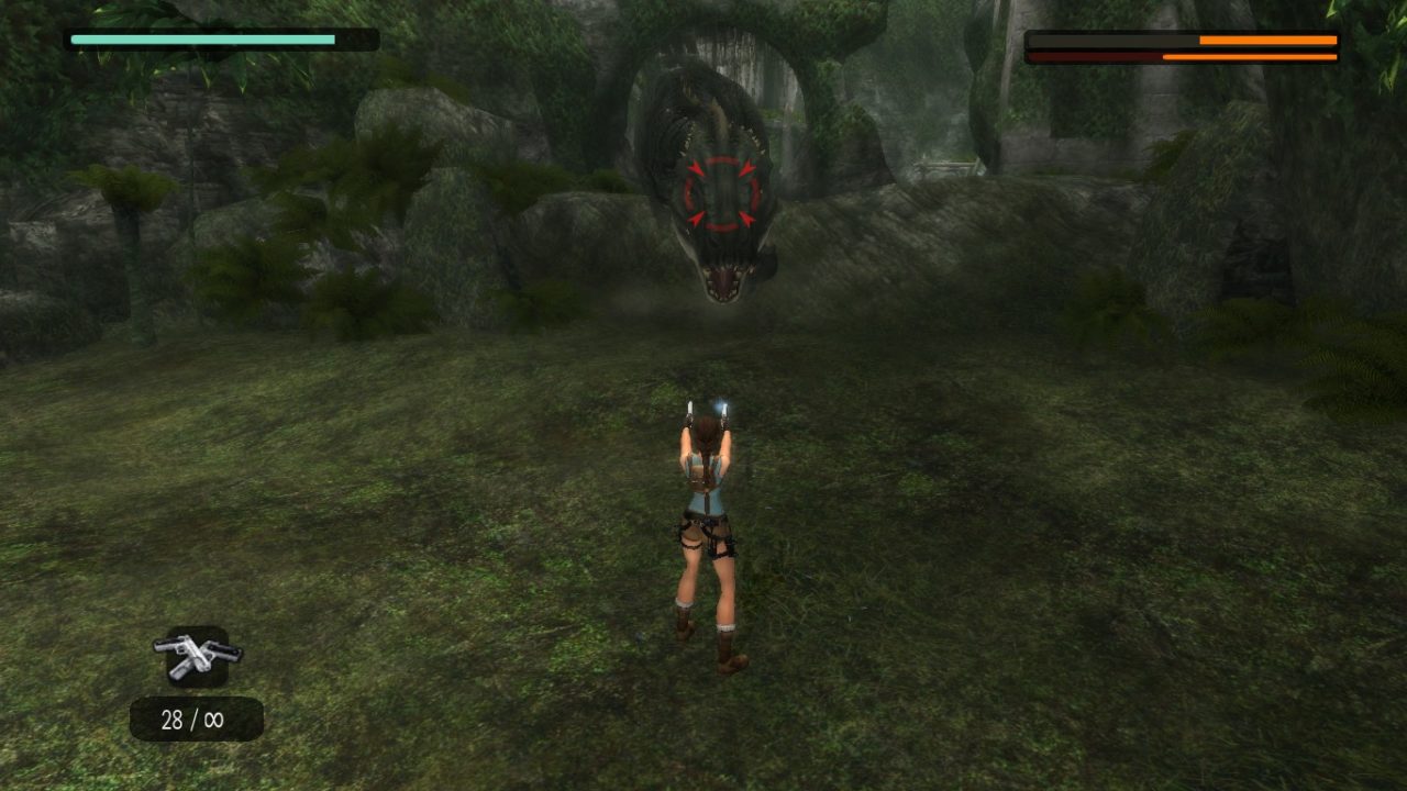 La pelea con el T-Rex